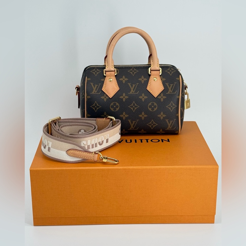 Louis Vuitton Speedy Bandouliere 20 Monogram Canvas Shoulder Bag - Picture 1 of 12